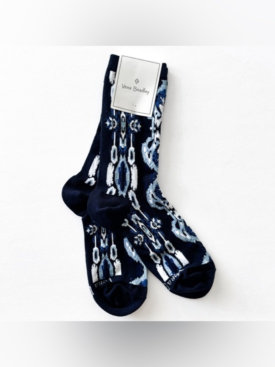 Vera Bradley Ikat crew socks. - Picture 2 of 6